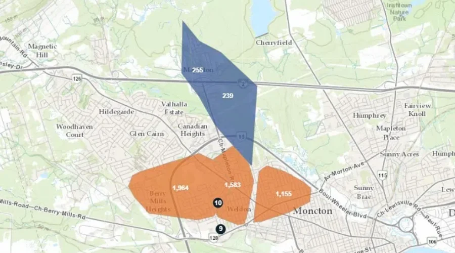 UPDATE: Power restored to most in Moncton