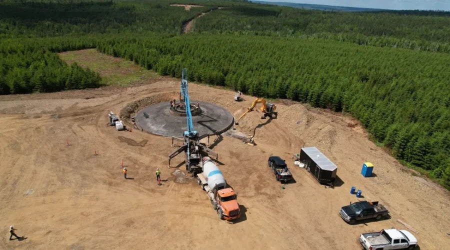 Sussex-area wind project to be running by December