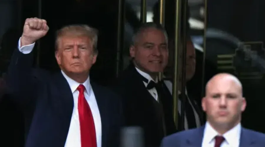 Trump makes first public appearance since assassination attempt