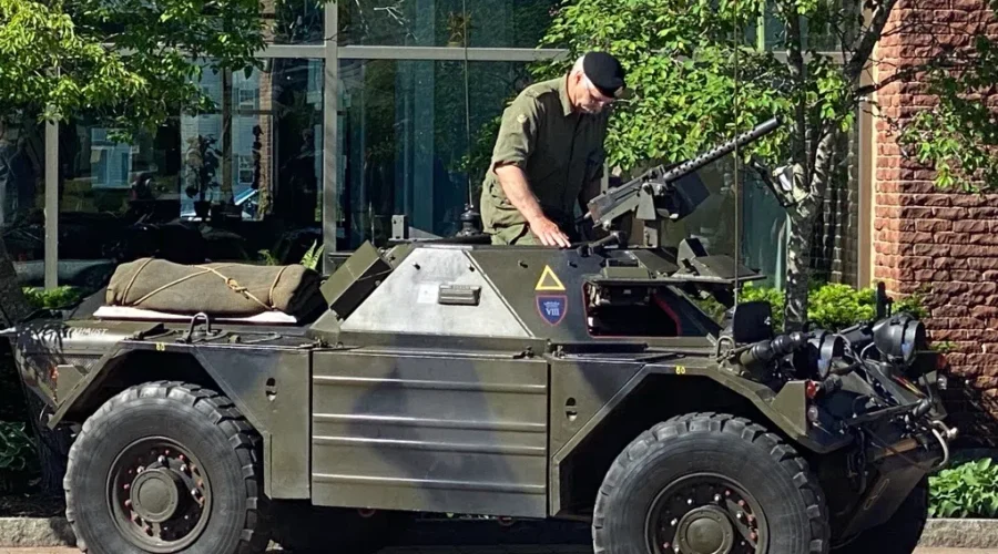 Ceremony in Dieppe to salute the Battle of Britain