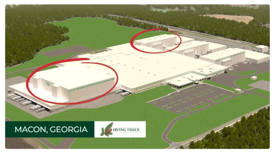 Irving Tissue to expand Georgia plant