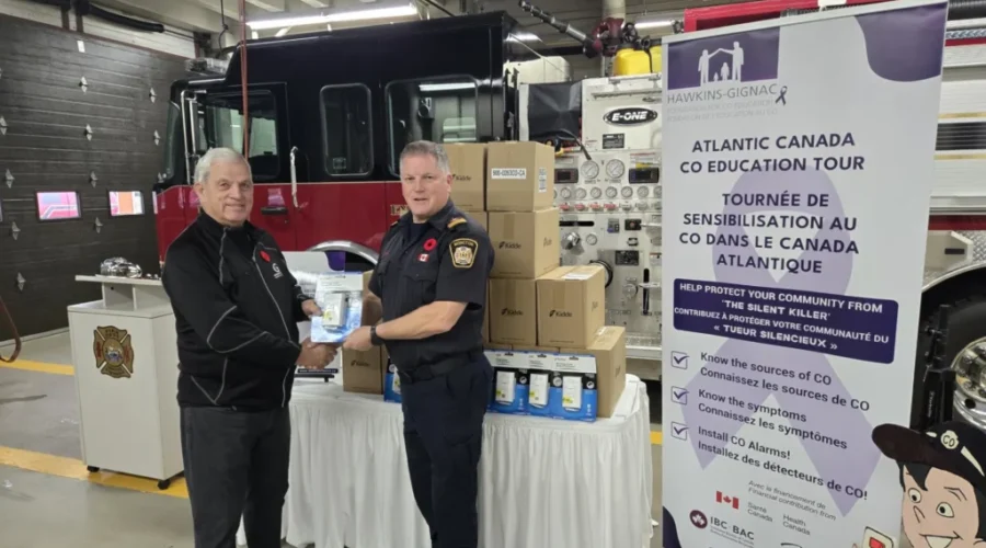 Carbon monoxide detectors donated to Moncton Fire