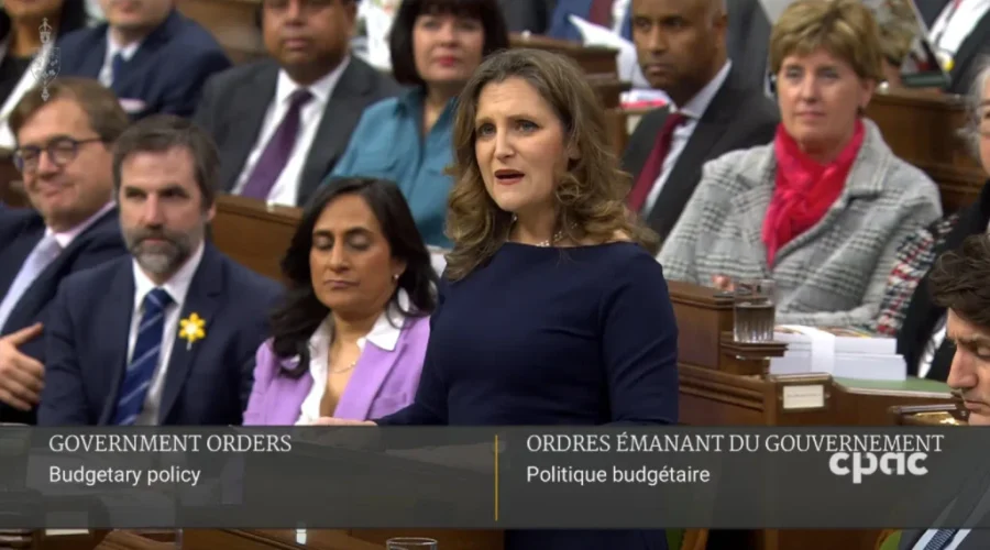 NDP call for Trudeau to resign after Freeland leaves cabinet