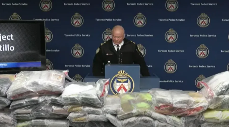 Toronto Police make $83 million cocaine seizure