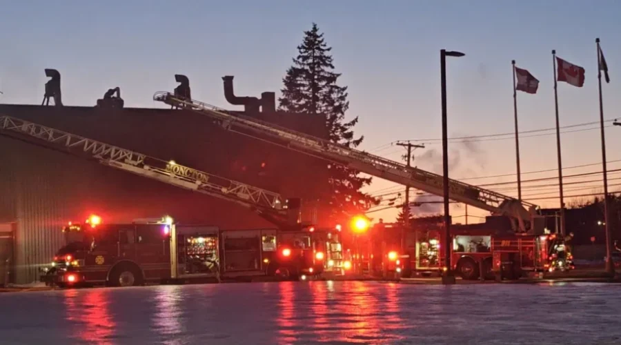 Extensive smoke and water damage at St. George Boulevard business