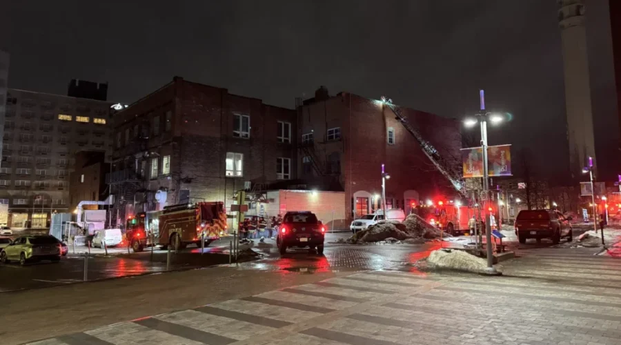 Fire damages historic McSweeney Building in Moncton