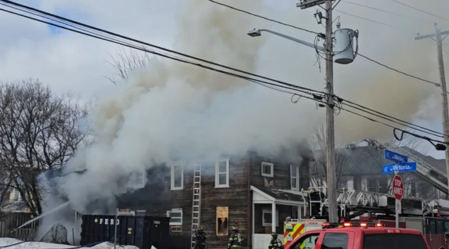 Wesley Street building torn down after extensive fire damage