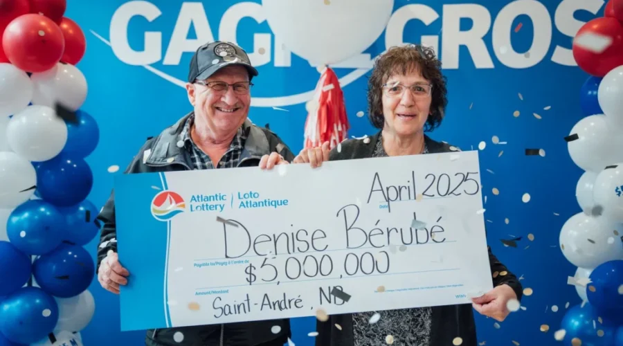 $5 million dollar Lotto 6/49 win for N.B. woman