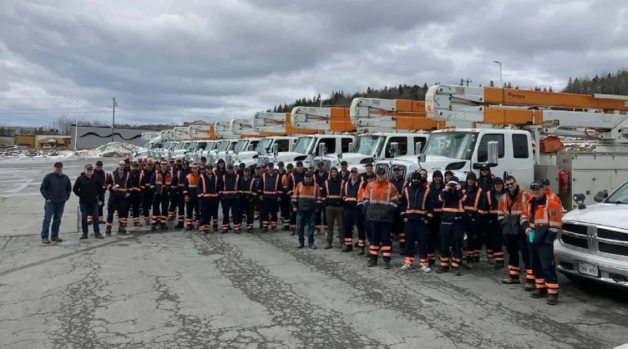 NB Power crews helping after Ontario ice storm
