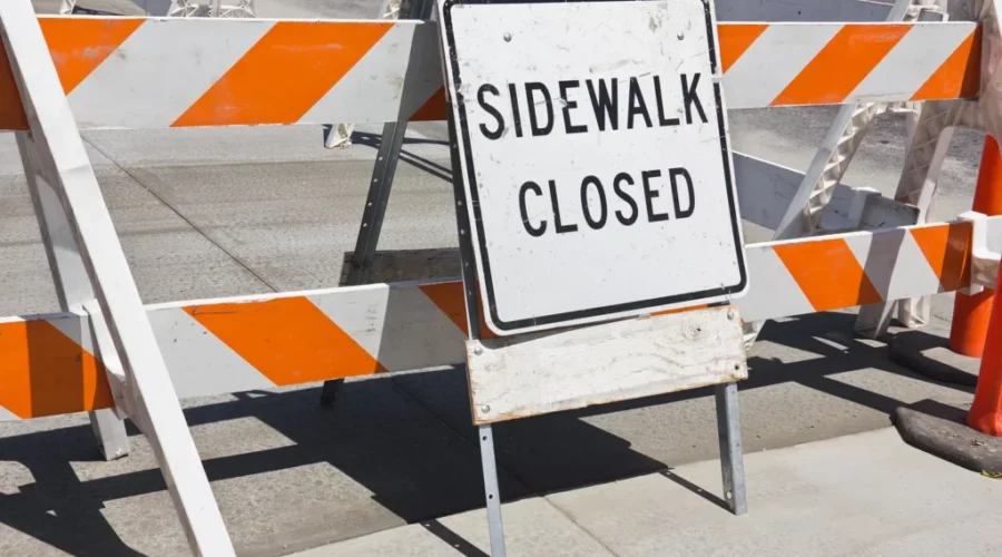 Partial street and sidewalk closures in downtown Moncton