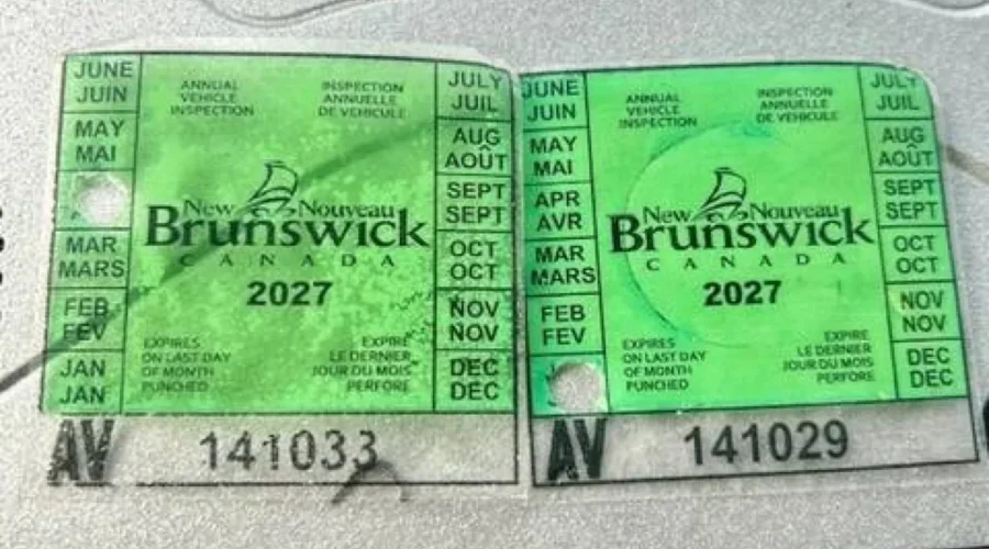 Fake inspection stickers seized during traffic operation