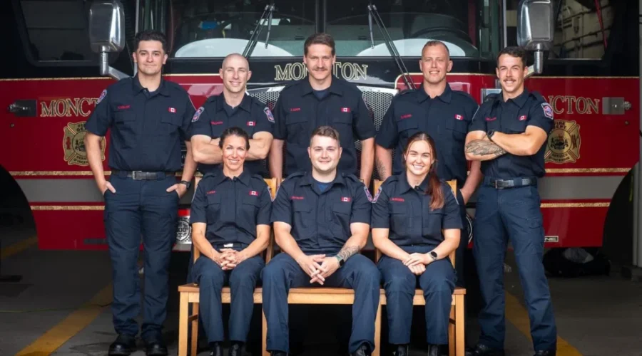 Moncton adds 8 new firefighters to department