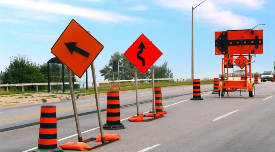 Lane reduction on Main Street in Moncton