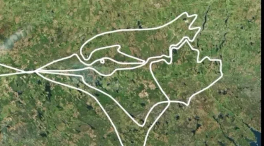 Nova Scotia pilot flies Blue Jays logo across the sky