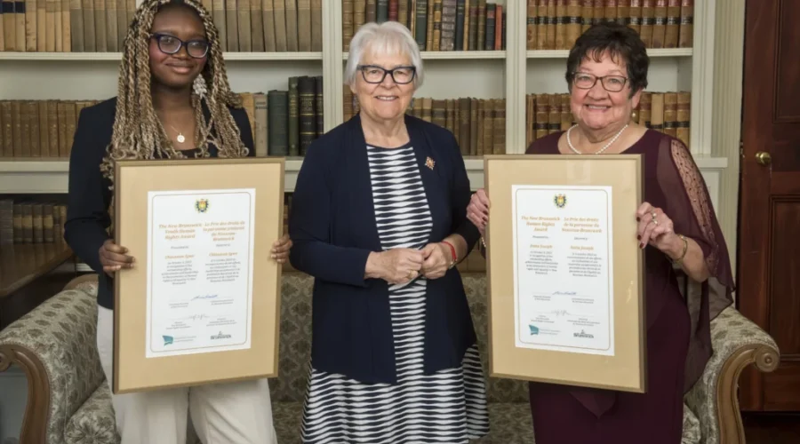 Human rights champions honoured in Fredericton