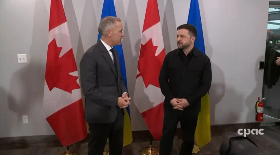 PM Carney meets with Ukrainian president in Halifax, announces more funding