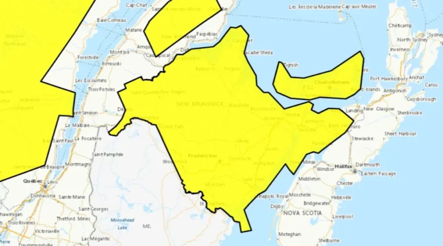 Arctic chill coming to New Brunswick this weekend