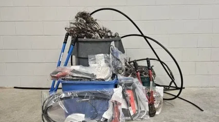 Three arrested after copper wire thefts in Clarendon, N.B.