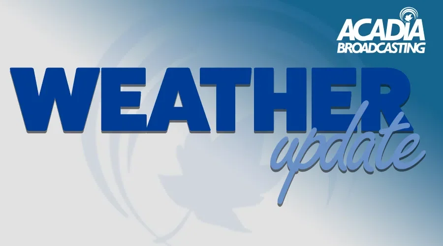 Special weather statement update across New Brunswick