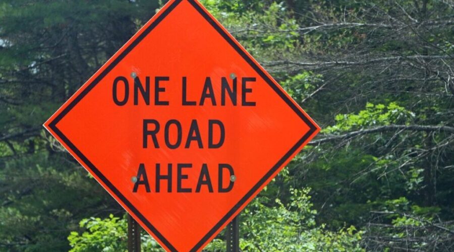 Lane reduction on Main Street