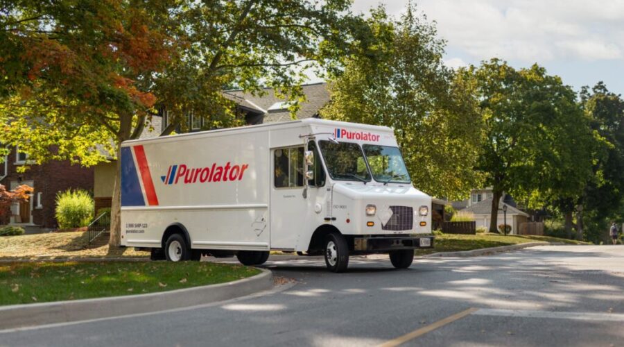 Moncton food bank to receive Purolator truck donation