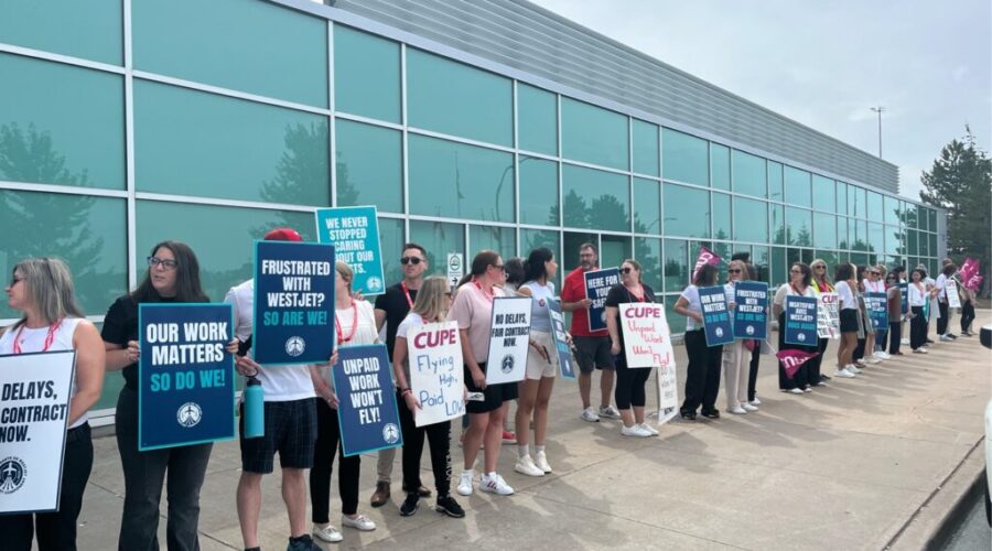 WestJet flight attendants on strike after talks fail